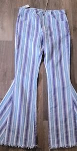 Saints and Hearts Flare Bell Bottom Pants - New with Tags - Size Large